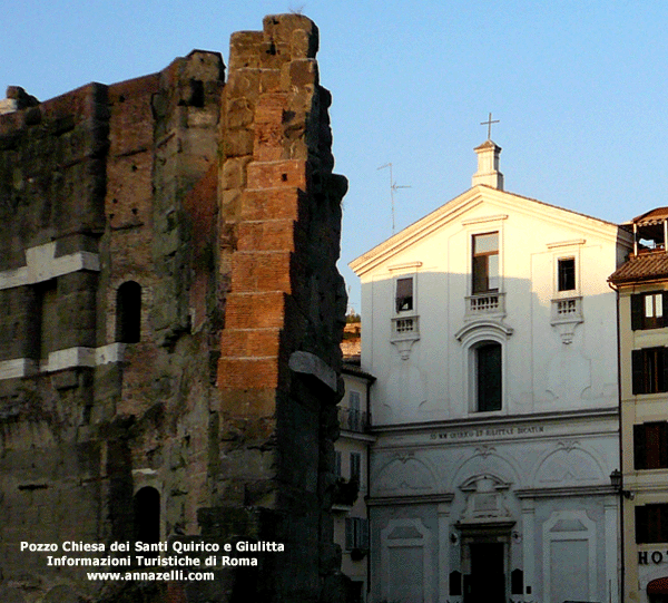 pozzo chiesa dei santi quirico e giulitta roma