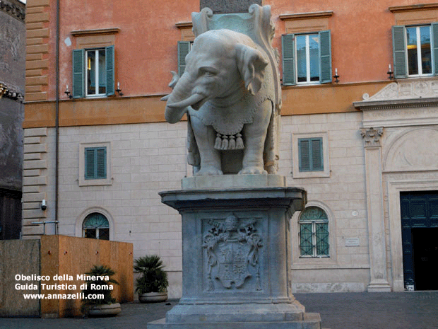 pulcin della minerva passeggiate romane