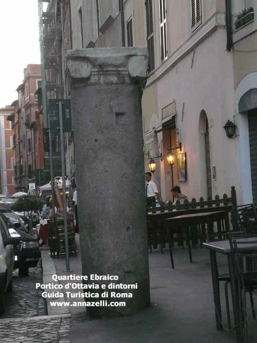 quartiere ebraico portico d'ottavia roma