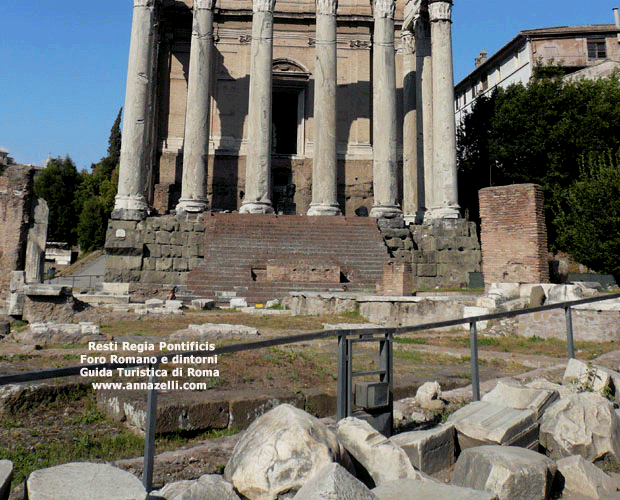 regia pontificis foro romano e dintorni roma