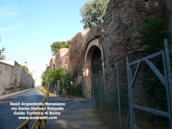 resti Acquedotto Neroniano via Santo Stefano Rotondo, Roma