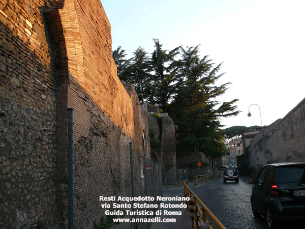 resti Acquedotto di Nerone, via Santo Stefano Rotondo, Roma, foto Anna Zelli