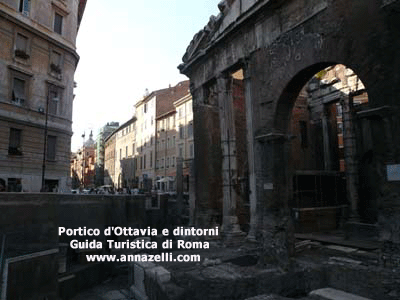 resti del portico d'ottavia roma
