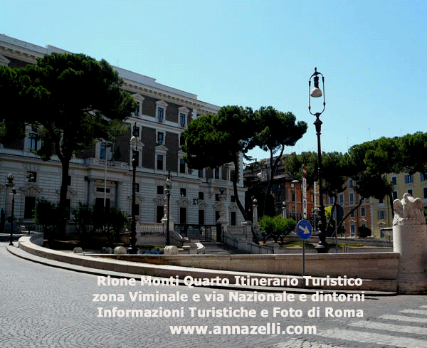 rione monti quarto itinerario turistico zona del viminale e zona di via nazionale e dintorni roma