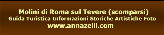 i molini di roma sul tevere (scomparsi)