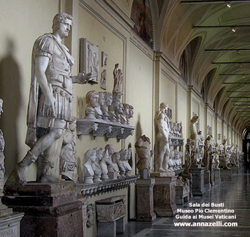 sala dei busti museo pio clementino (musei vaticani)