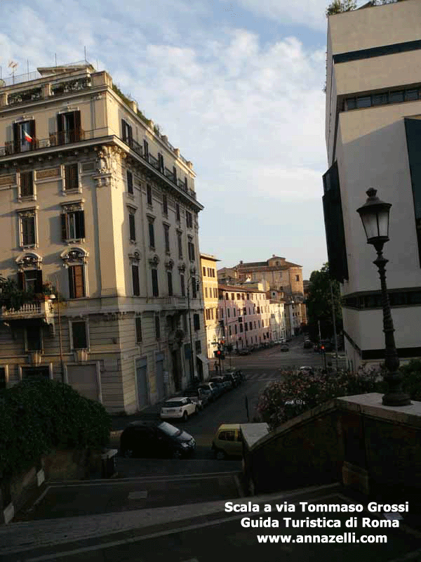 scala a via tommaso grossi, roma