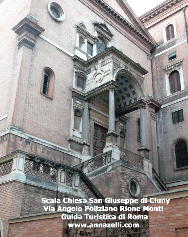 scala chiesa san giuseppe di cluny roma