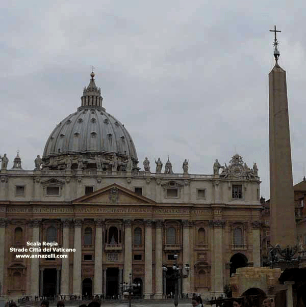 scala regia basilica piazza san pietro strade in vaticano