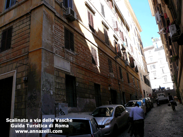 scalinata a via delle vasche, roma