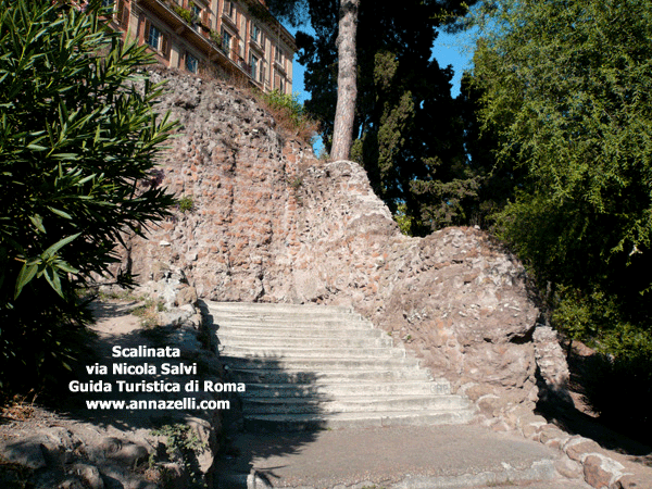 scalinata a via nicola salvi roma