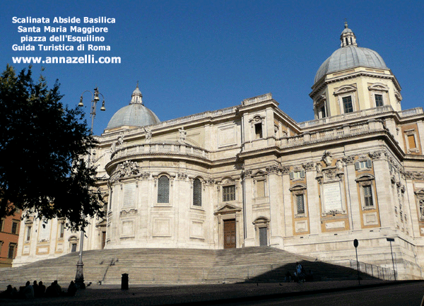 scalinata abside basilica santa maria maggiore roma