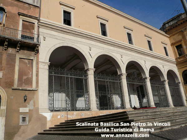 scalinata basilica san pietro in vincoli, roma