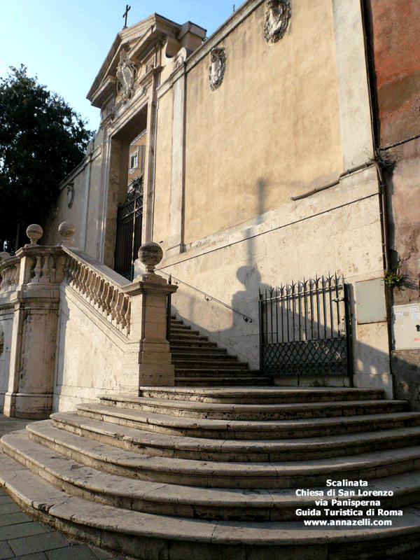 scalinata chiesa san lorenzo in panisperna roma