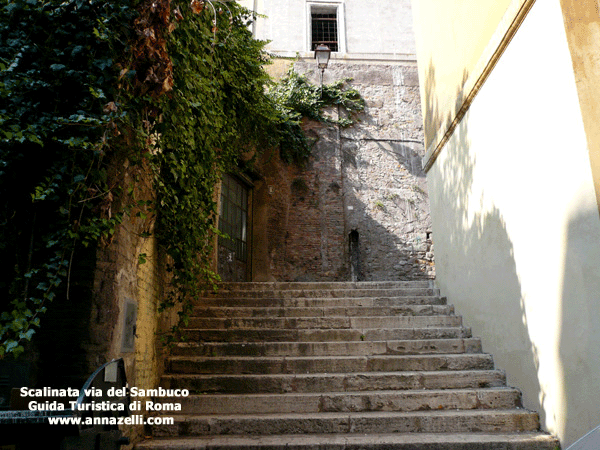scalinata via del sambuco roma