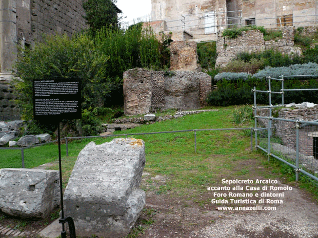 sepolcreto arcaico foro romano e dintorni roma