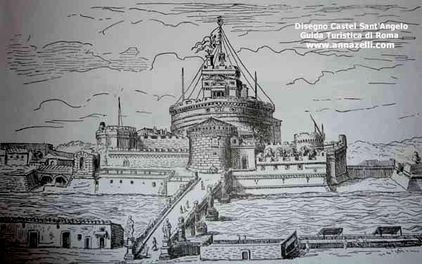stampa castel sant'angelo roma