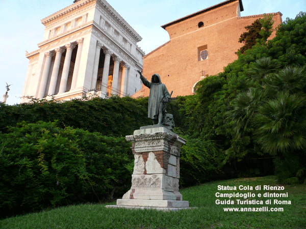 statua cola di rienzo campidoglio e dintorni (roma)