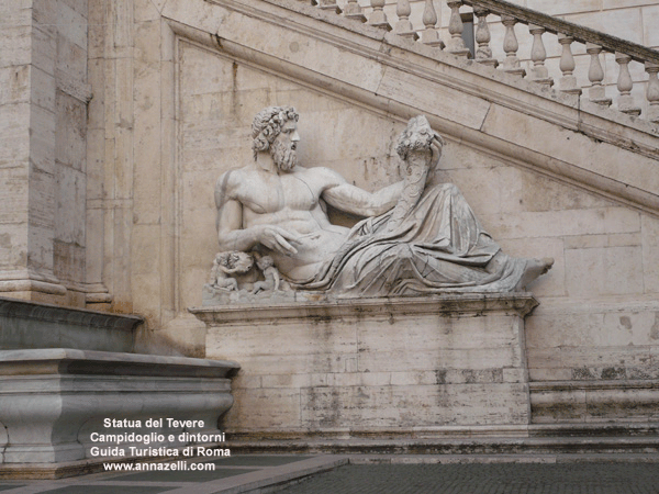 statua del tevere palazzo senatorio campidoglio e dintorni (roma)