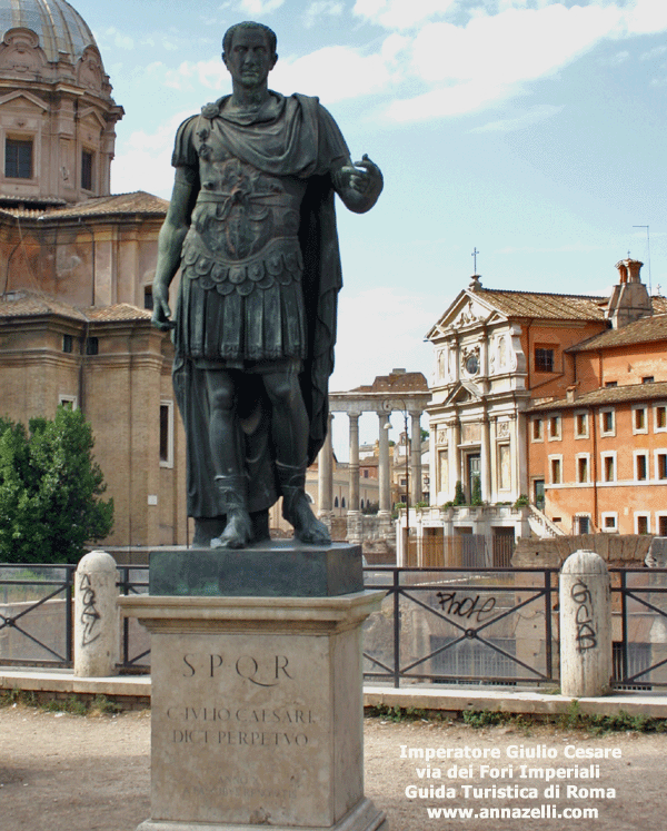 imperatore caio giulio cesare via dei fori imperiali roma