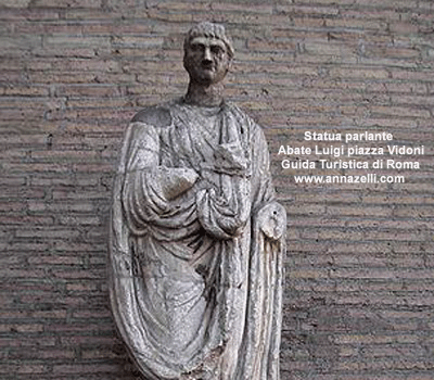 statua parlanre abate luigi piazza vidoni roma