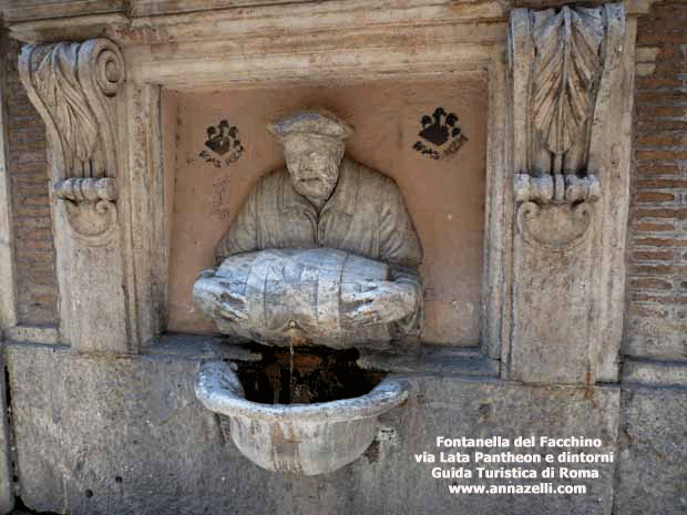 statua parlante del faccino via lata roma