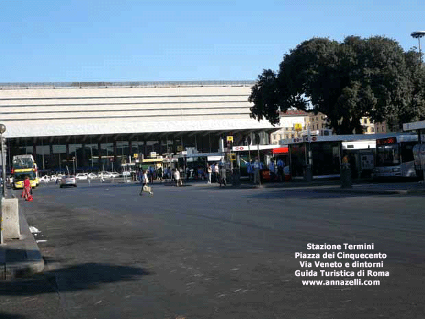 stazione termini piazzadei cinquecento via veneto e dintorni roma