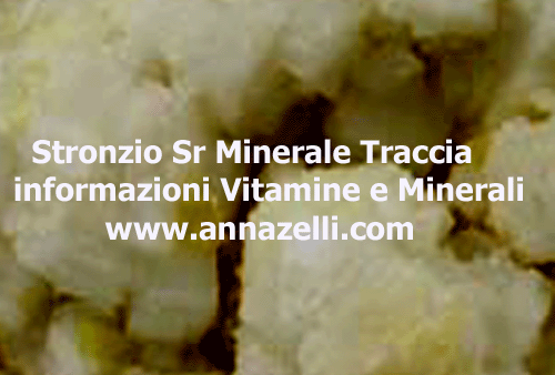 STRONZIO  SR MINERALE TRACCIA OLIGOELEMENTO, ERBORISTERIA