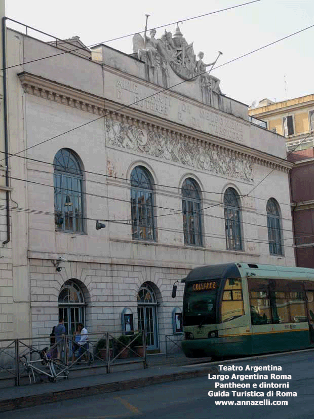 teatro argentina pantheon e dintorni roma