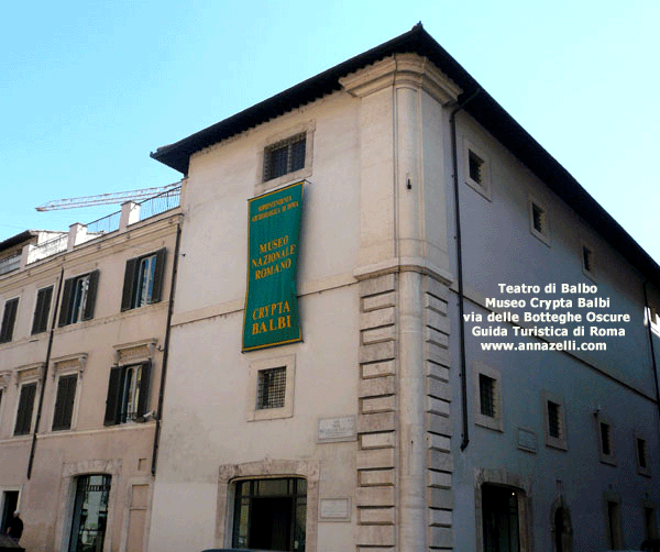 teatro di balbo crypta balbi roma