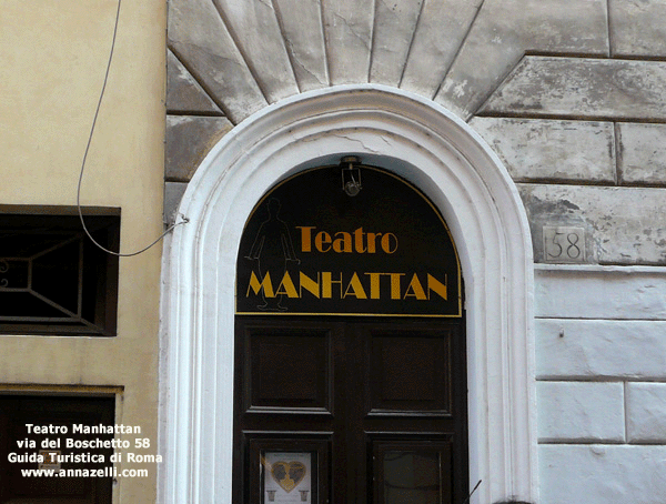 teatro manhattan via del boschetto 58 roma