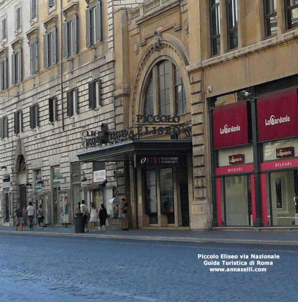 teatro piccolo eliseo via nazionale roma