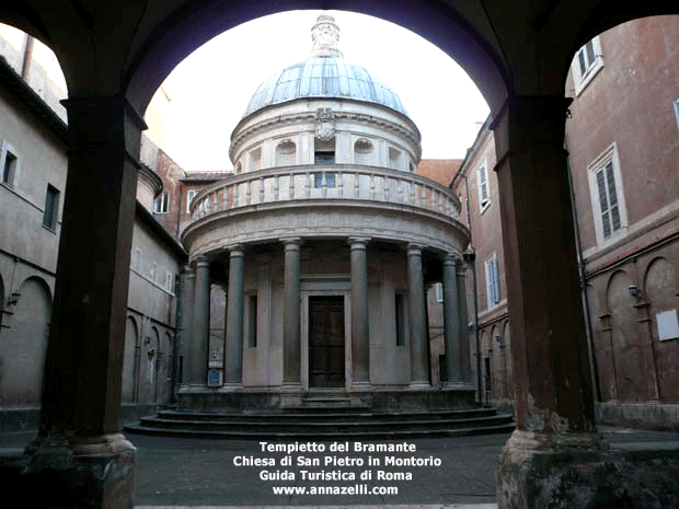 tempietto del bramante san pietro in montorio gianicolo e dintorni roma