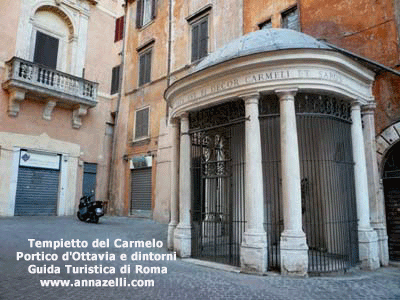 tempietto del carmelo ghetto portico d'ottavia roma
