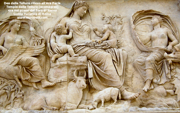 tempio della tellure, templum telluris, fori imperiali, rione monti roma scomparso