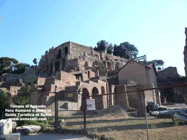 tempio di augusto templum novum foro romano e dintorni roma