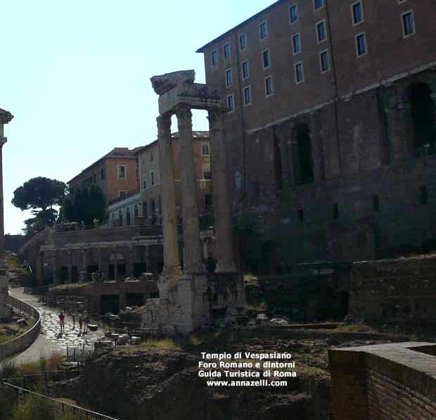 tempio di vespasiano foro romano e dintorni (roma)