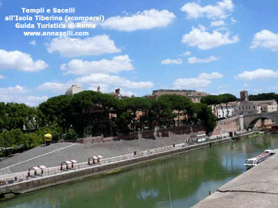 templi e sacelli isola tiberina scomparsi roma