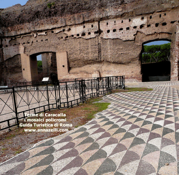 terme di caracalla i mosaici policromi caracalla e dintorni (roma)