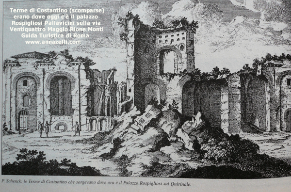 terme di costantino colle quirinale roma