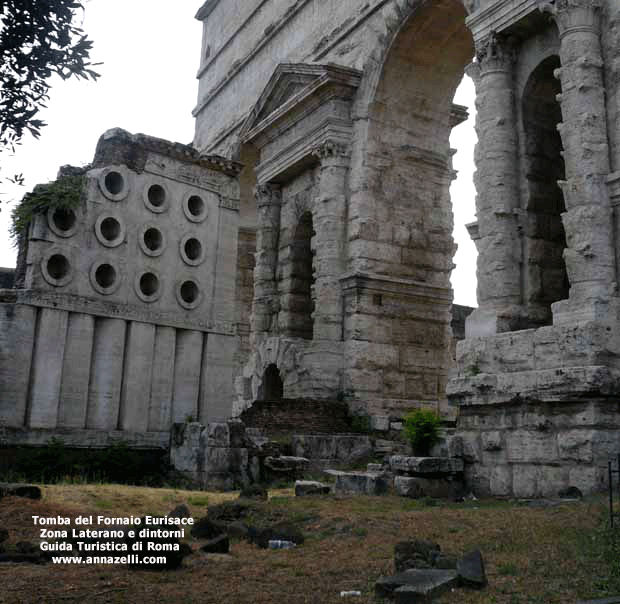 tomba del fornaio eurisace zona laterano e dintorni roma