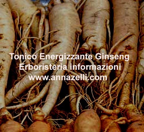 TONICO ENERGETICO GINSENG, PIANTE, ERBORISTERIA