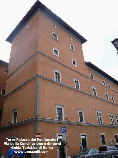 torre palazzo dei penitenzieri via della conciliazione e dintorni roma