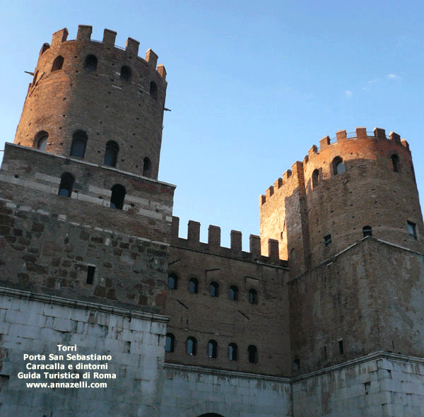 torri porta san sebastiano caracalla e dintorni (roma)
