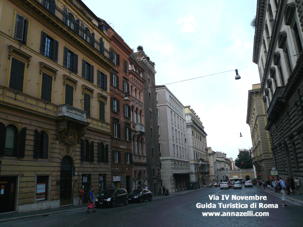via IV novembre roma