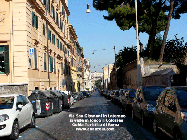 via San Giovanni in Laterano, Rione Monti, Roma, foto Anna Zelli