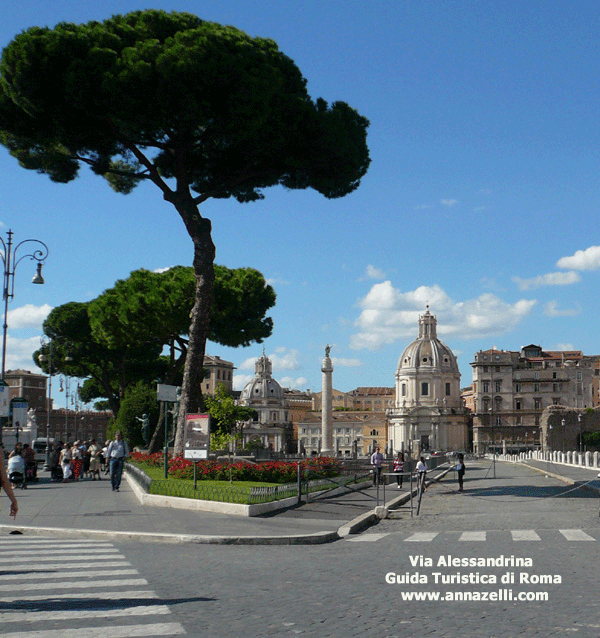 via alessandrina fori imperiali roma