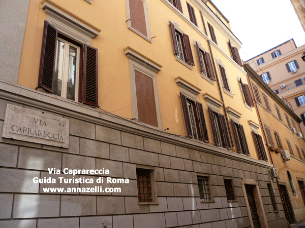 via caprareccia roma