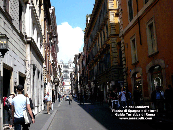 via condotti  piazza di spagna e dintorni roma