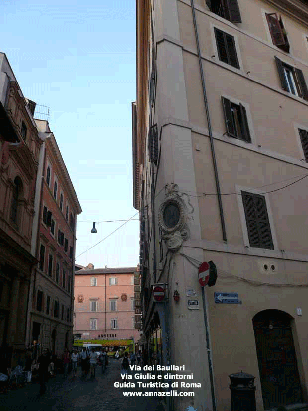 via dei baullari via giulia e dintorni roma